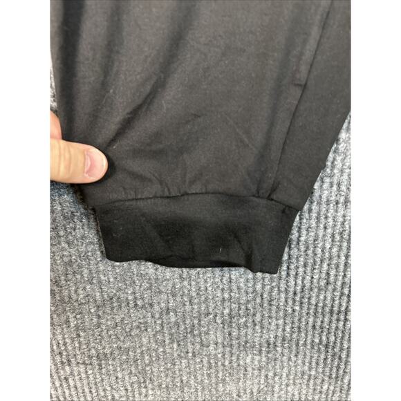 Terra & Sky Womens Sueded Jogger Pants Size 3X Black Pull On Lounge Pockets New - Picture 6 of 10